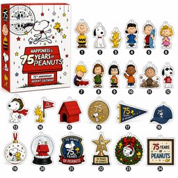 Peanuts 75th Anniversary Advent Calendar 2026 for Peanuts Fans