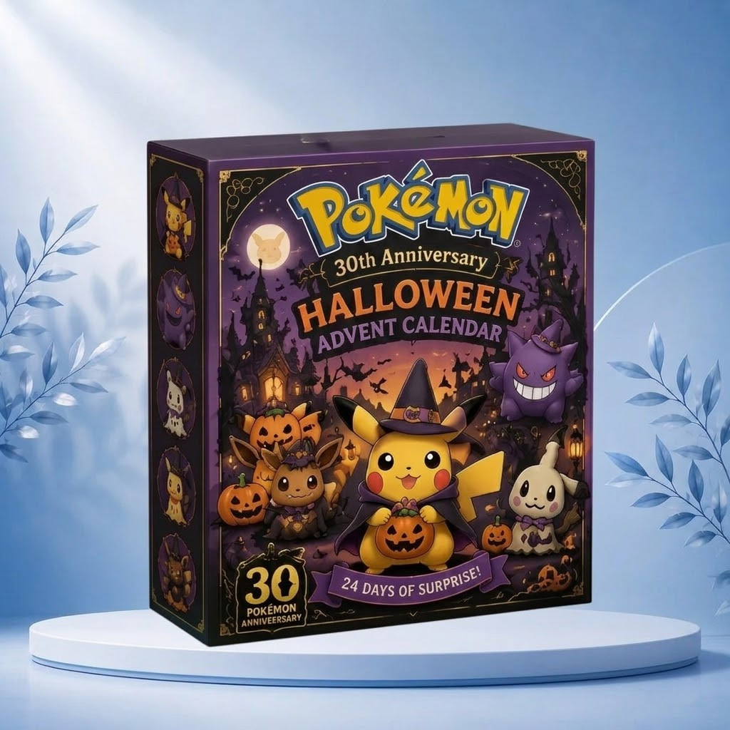 Pokemon 30th Anniversary Halloween Advent Calendar 2026 for Pokemon Fans