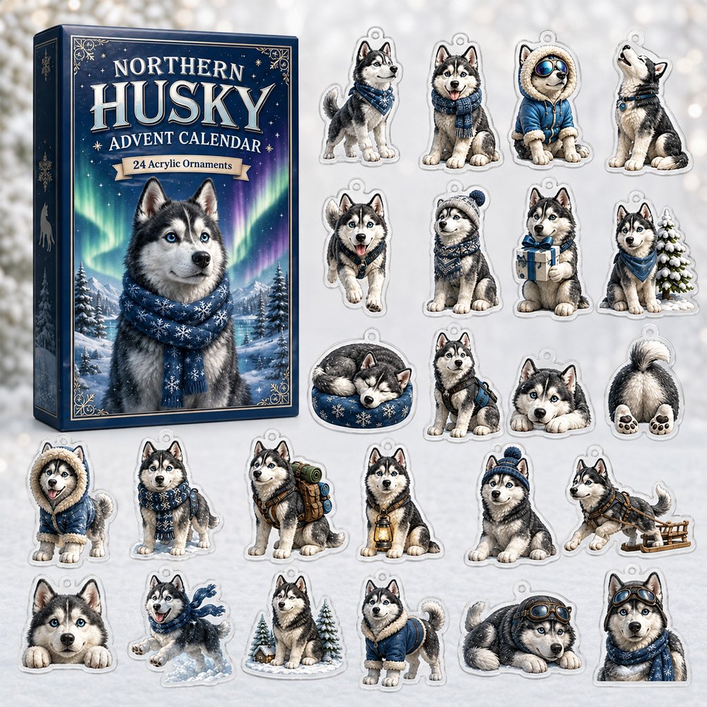 Northern Husky Advent Calendar 2026 for Husky Lovers