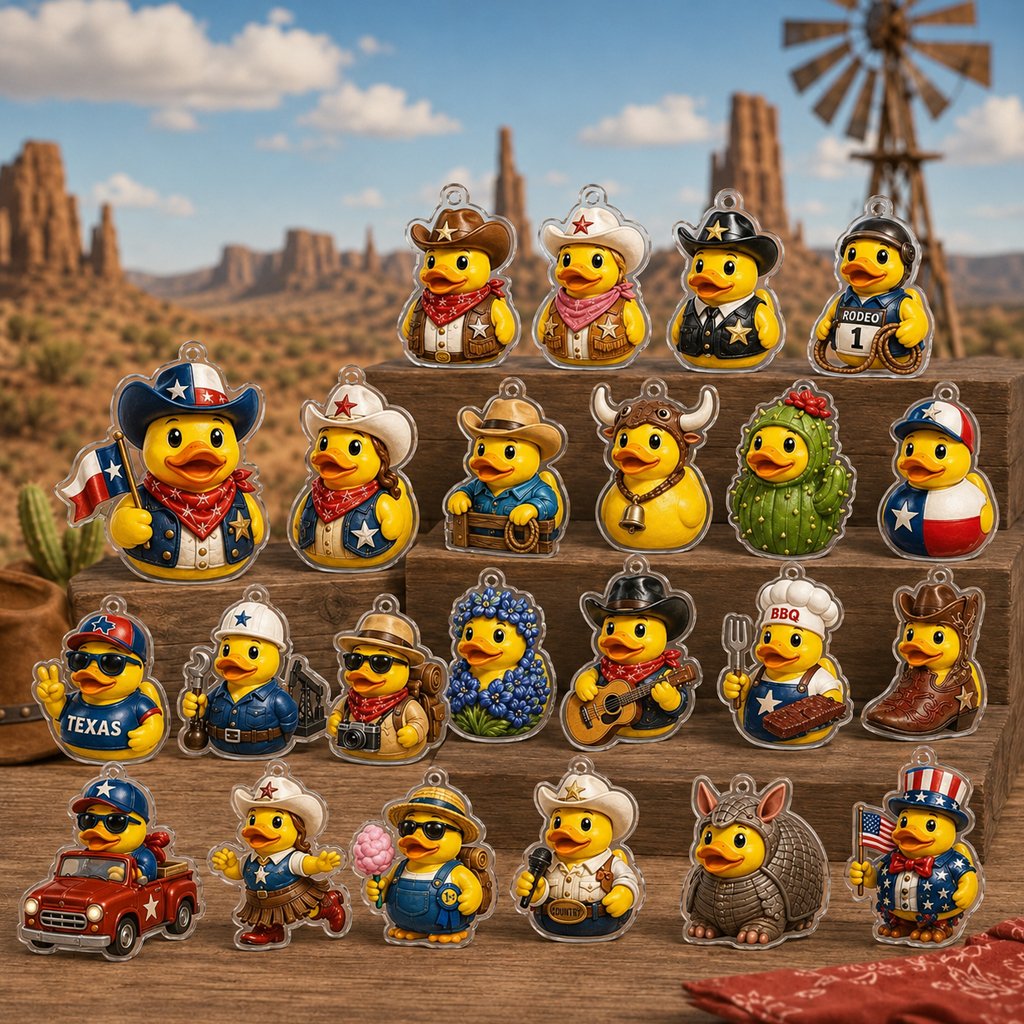 Texas Cowboy Duck Advent Calendar 2026 for Cowboy and Duck Lovers