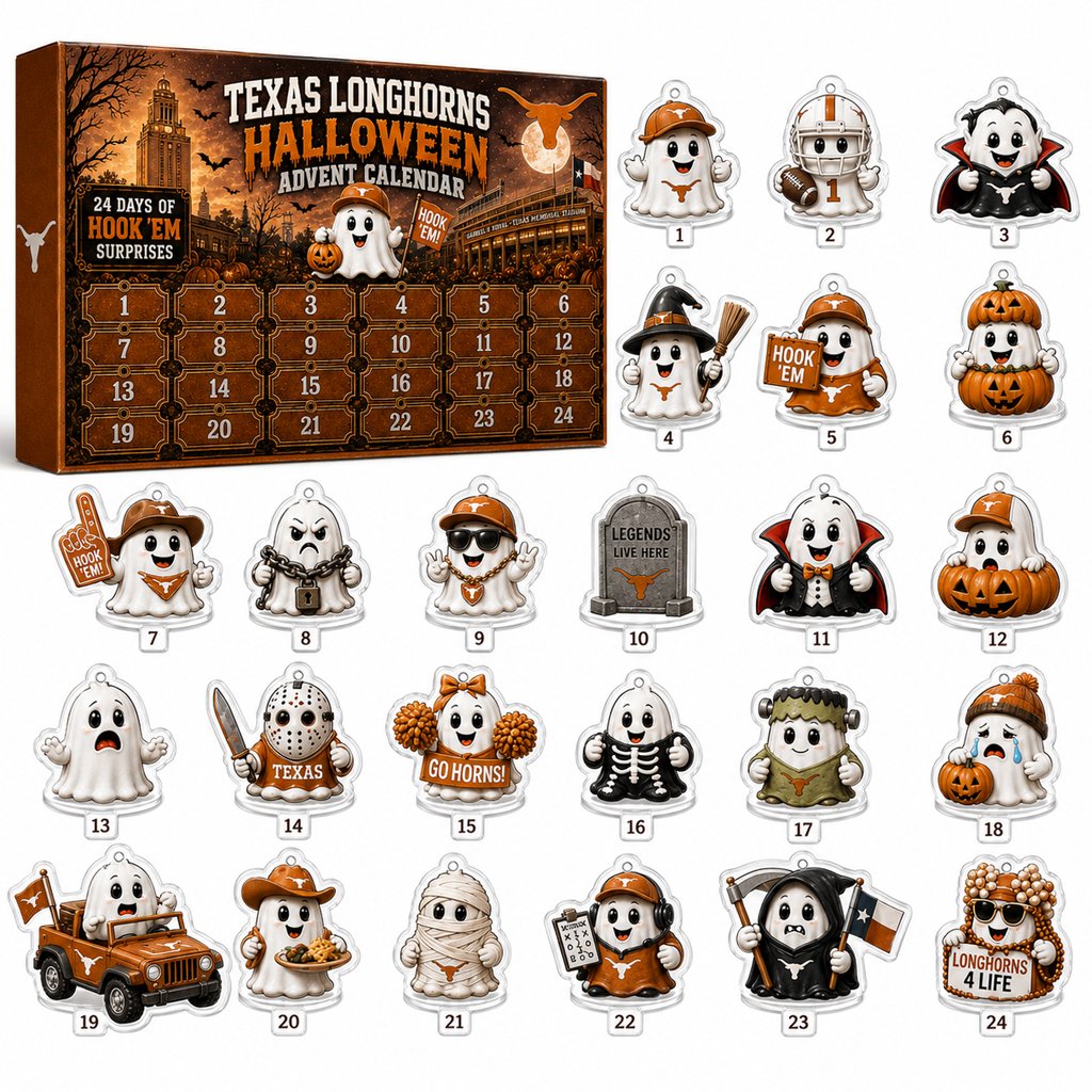 Texas Longhorns Halloween Advent Calendar 2026 for College Football Fans
