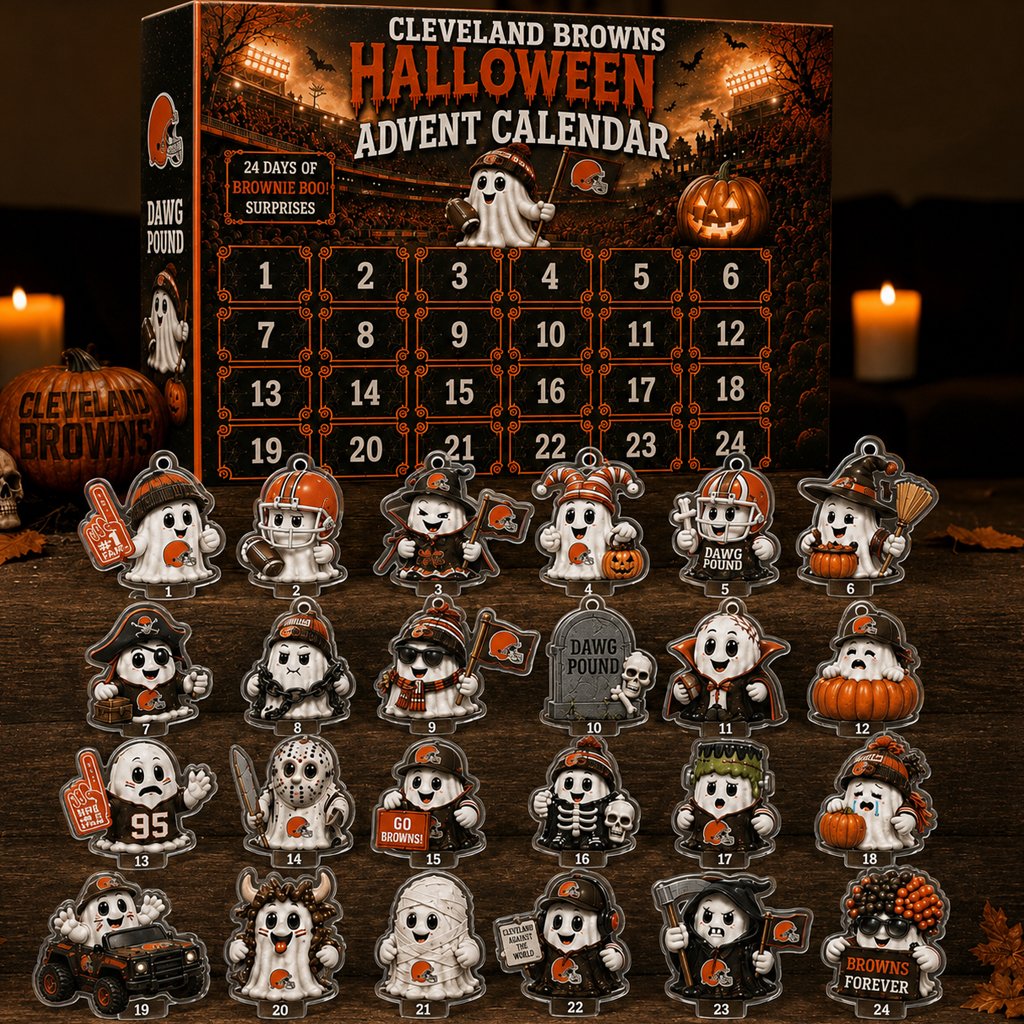 Cleveland Browns Halloween Advent Calendar 2026 for Football Fans