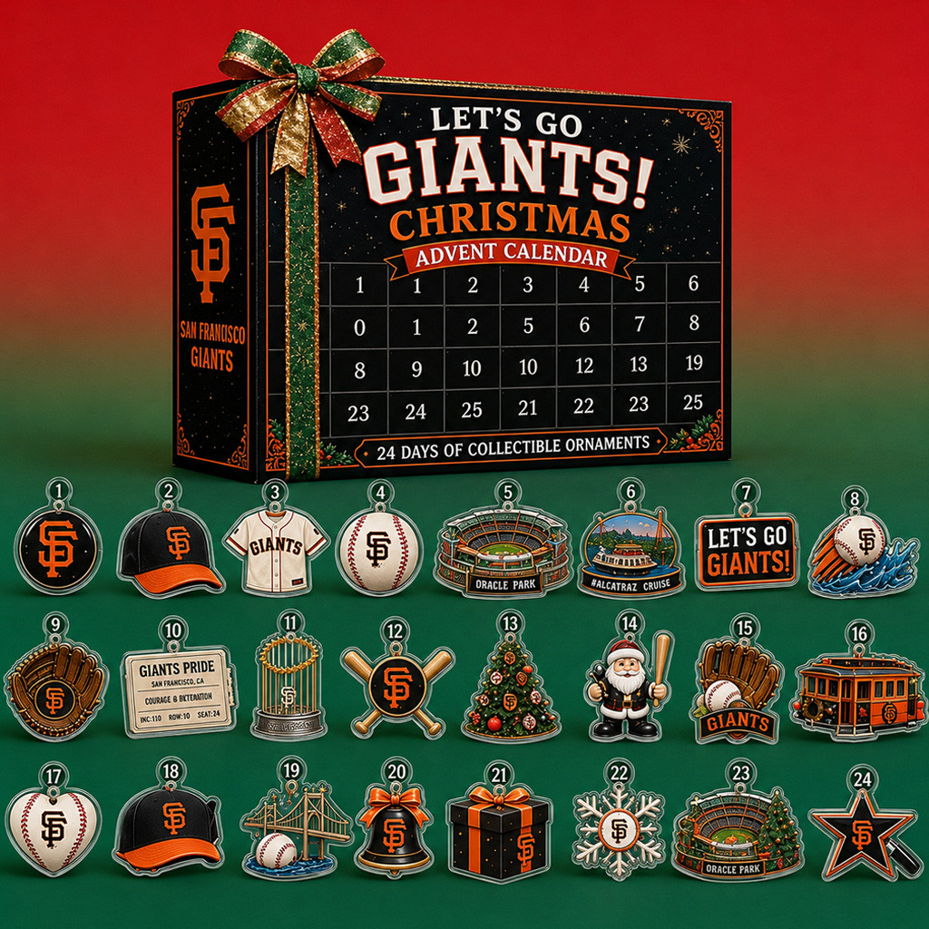 San Francisco Giants Christmas Advent Calendar 2026 for Baseball Fans