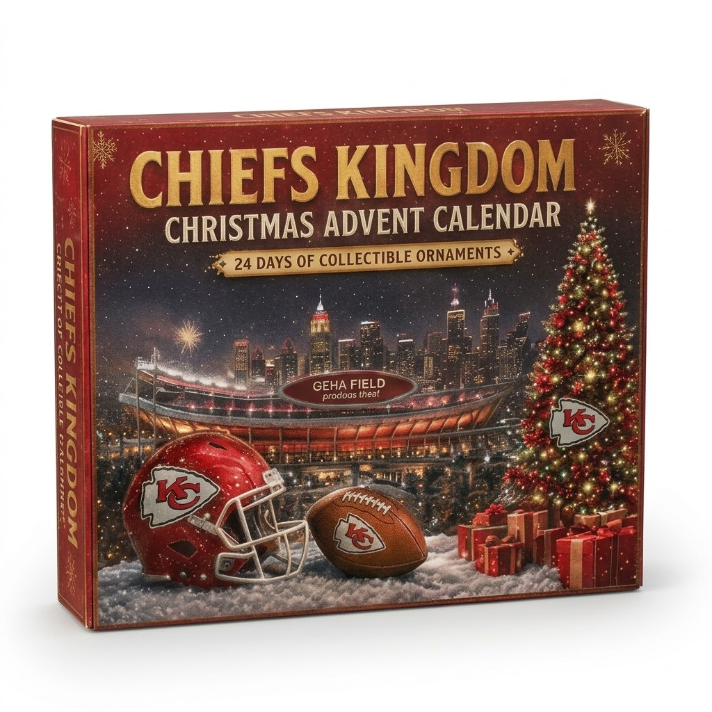 Kansas City Chiefs Kingdom Christmas Advent Calendar 2026 for Football Fans