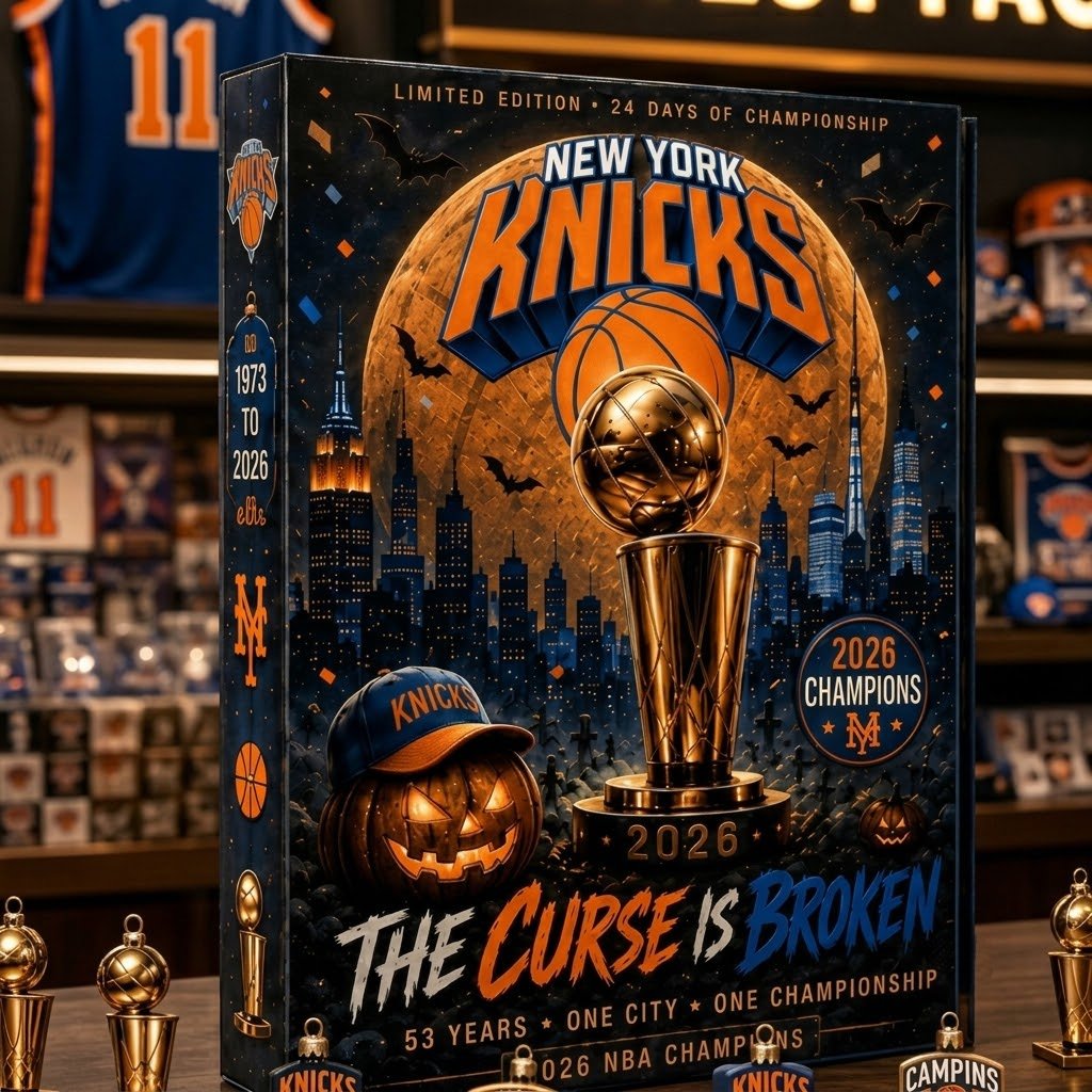 New York Knicks The Curse Is Broken Advent Calendar 2026 For Basketball Fans