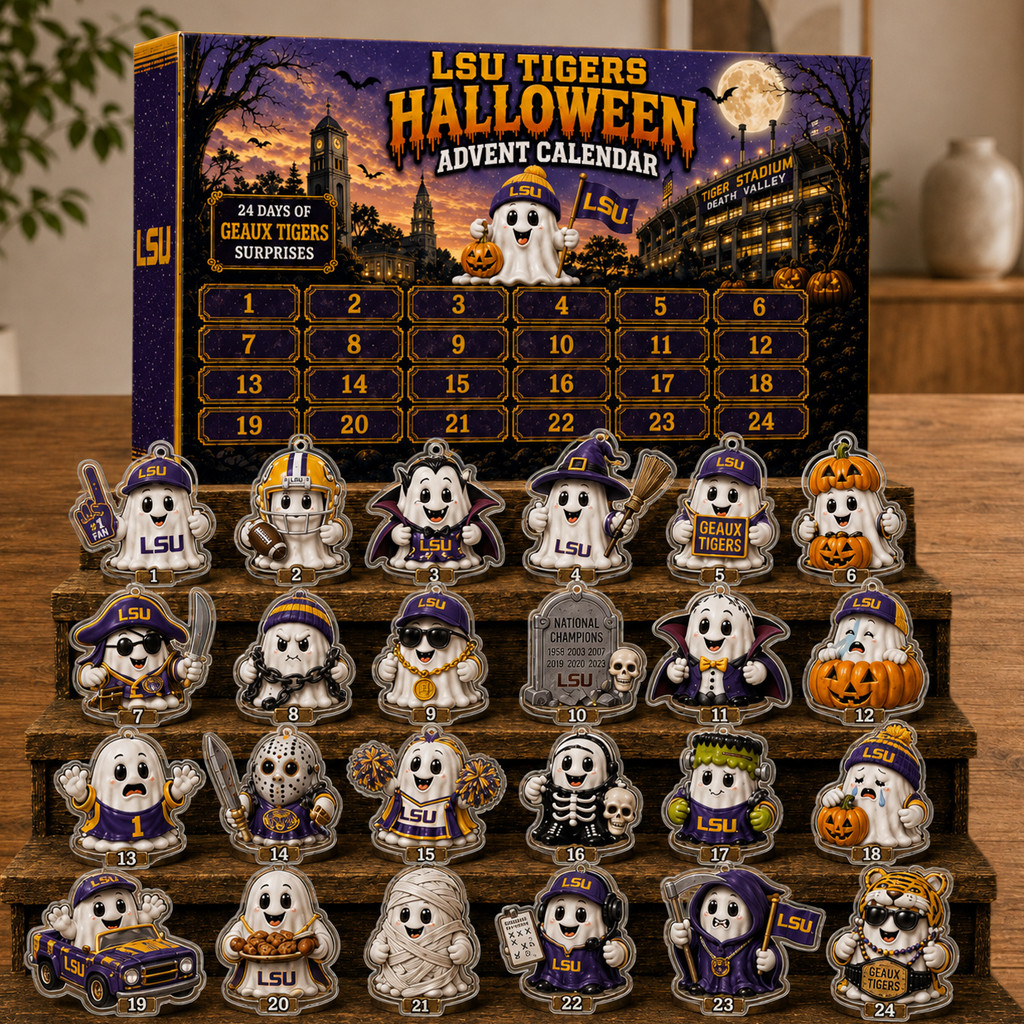 LSU Tigers Halloween Advent Calendar 2026 for College Football Fans