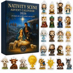 Nativity Scene Christmas Advent Calendar 2026 for Christmas Fans