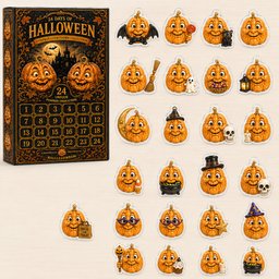 24-Day Pumpkin Halloween Countdown Advent Calendar 2026