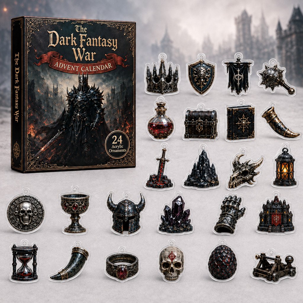 Dark Fantasy War Advent Calendar 2026 for Fantasy Lovers
