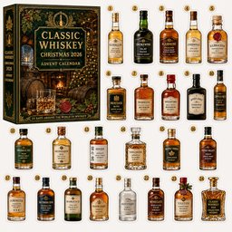 Classic Whiskey Christmas Advent Calendar 2026 for Whiskey Lovers