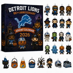 Detroit Lions 96th Anniversary Halloween Advent Calendar 2026 for Football Fans
