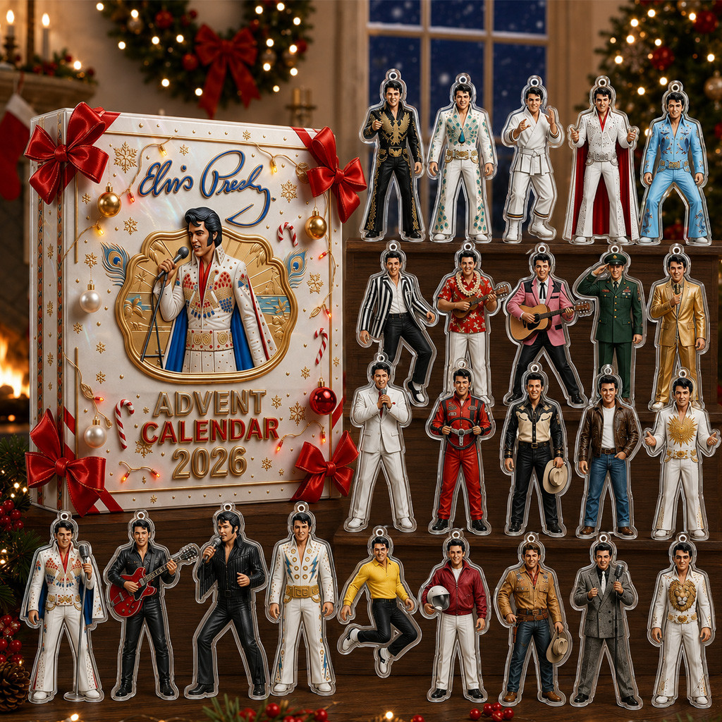 Elvis Presley King of Rock Advent Calendar 2026 for Rock Music Fans
