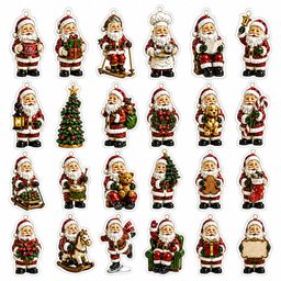 Santa Claus Vintage Christmas Advent Calendar 2026 for Christmas Fans