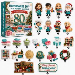 Tupperware 80th Anniversary Christmas Advent Calendar 2026 for Tupperware Fans