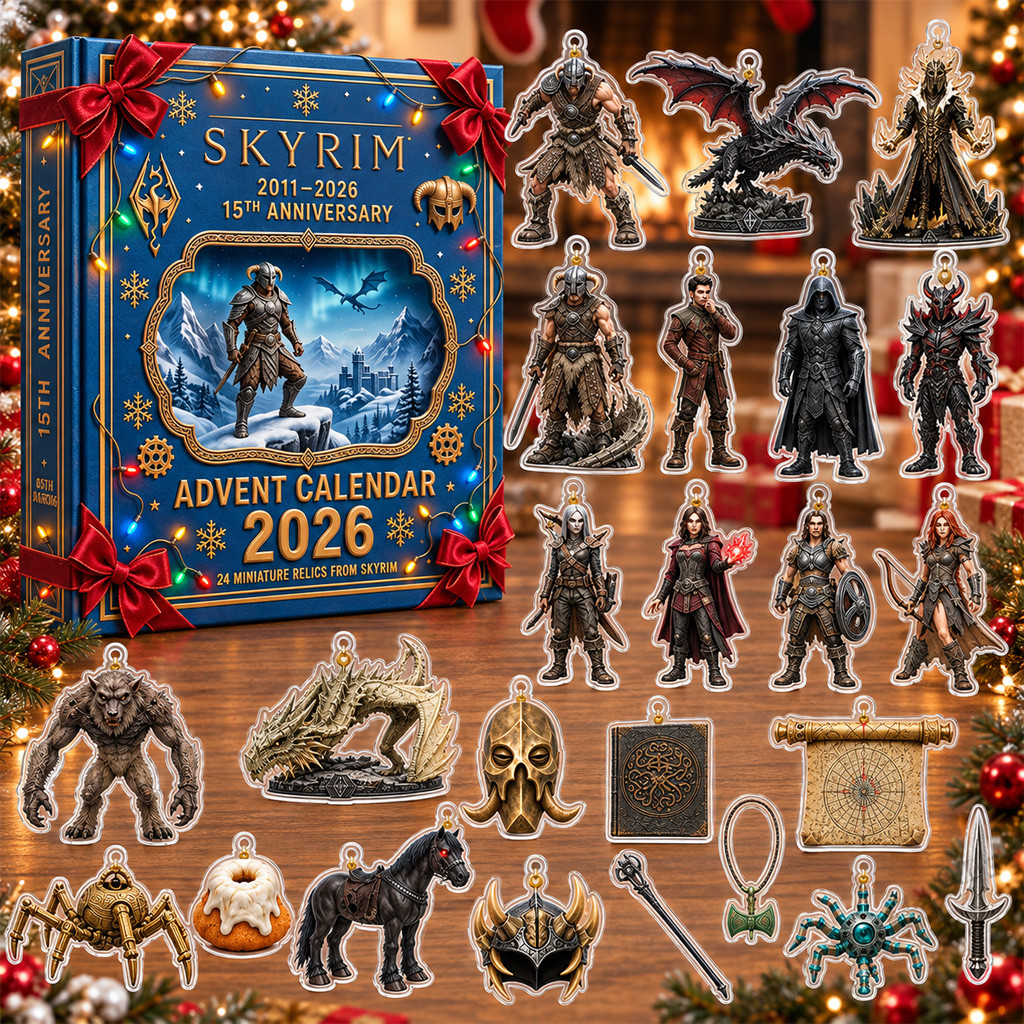 The Elder Scrolls V Skyrim 15th Anniversary Advent Calendar 2026 for Skyrim Fans