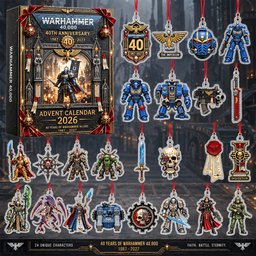 Warhammer 40000 40th Anniversary 2026 Advent Calendar