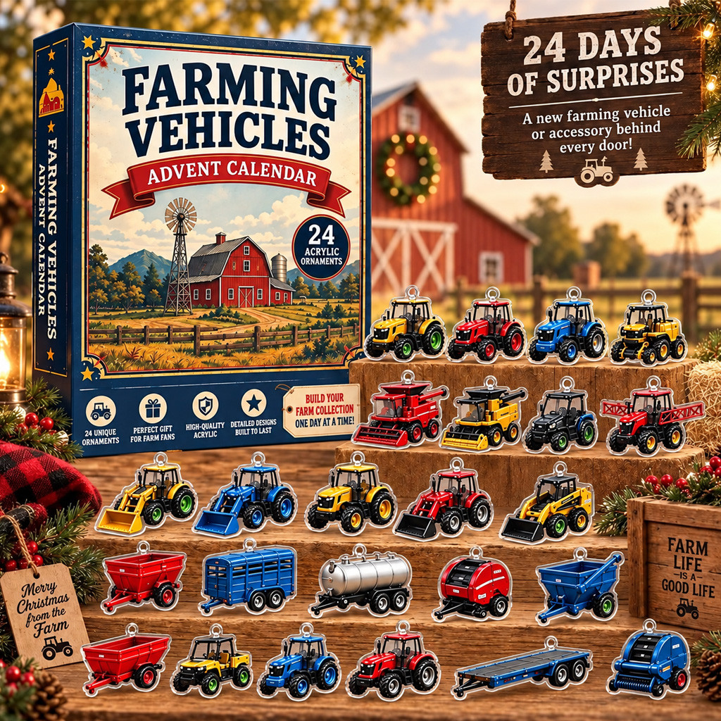 Farming Vehicles Christmas Advent Calendar 2026 for Farming Fans