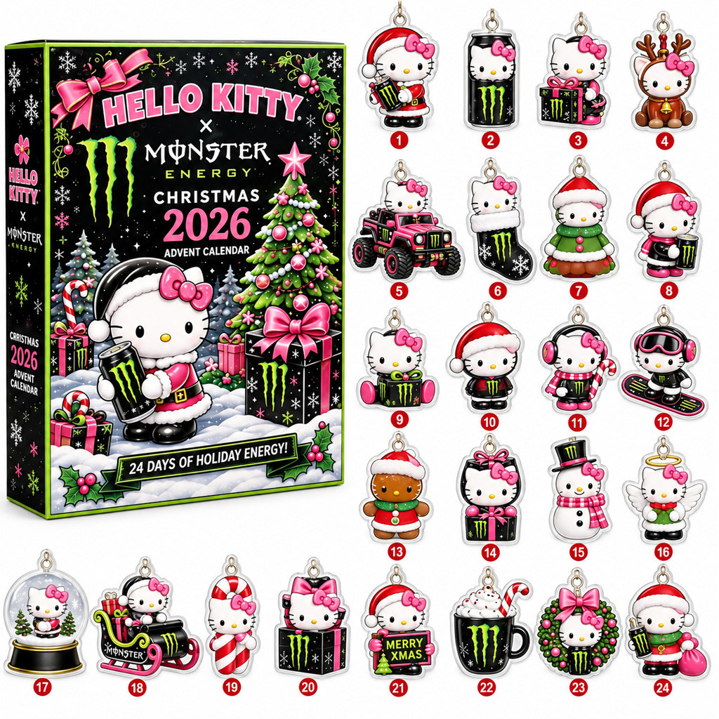 Hello Kitty x Monster Energy Christmas Advent Calendar 2026