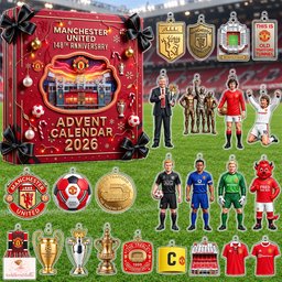 Manchester United 148th Anniversary Advent Calendar 2026 For Soccer Fans