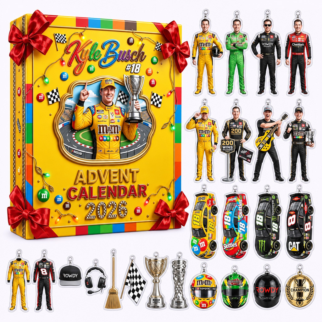 NASCAR Racing Kyle Busch Advent Calendar 2026 for NASCAR Fans