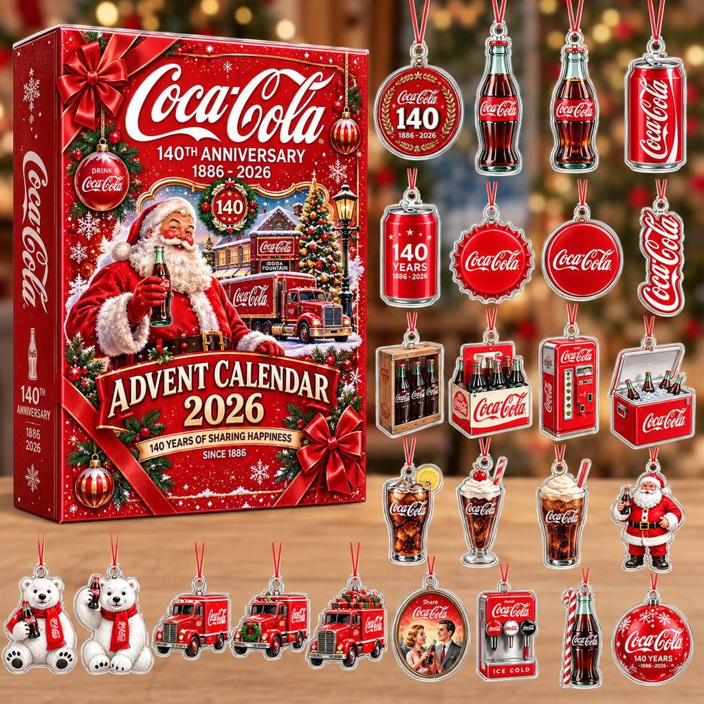 Coca-Cola 140 Years of Sharing Happiness Advent Calendar 2026 for Coca-Cola Fans