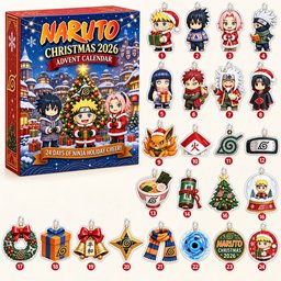 Naruto 24 Days Ninja Holiday Cheer Christmas Advent Calendar 2026 for Naruto Fans