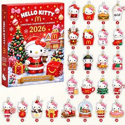Hello Kitty x McDonald’s 24 Days Of Holiday Cheer Christmas Advent Calendar 2026 for Hello Kitty Fans