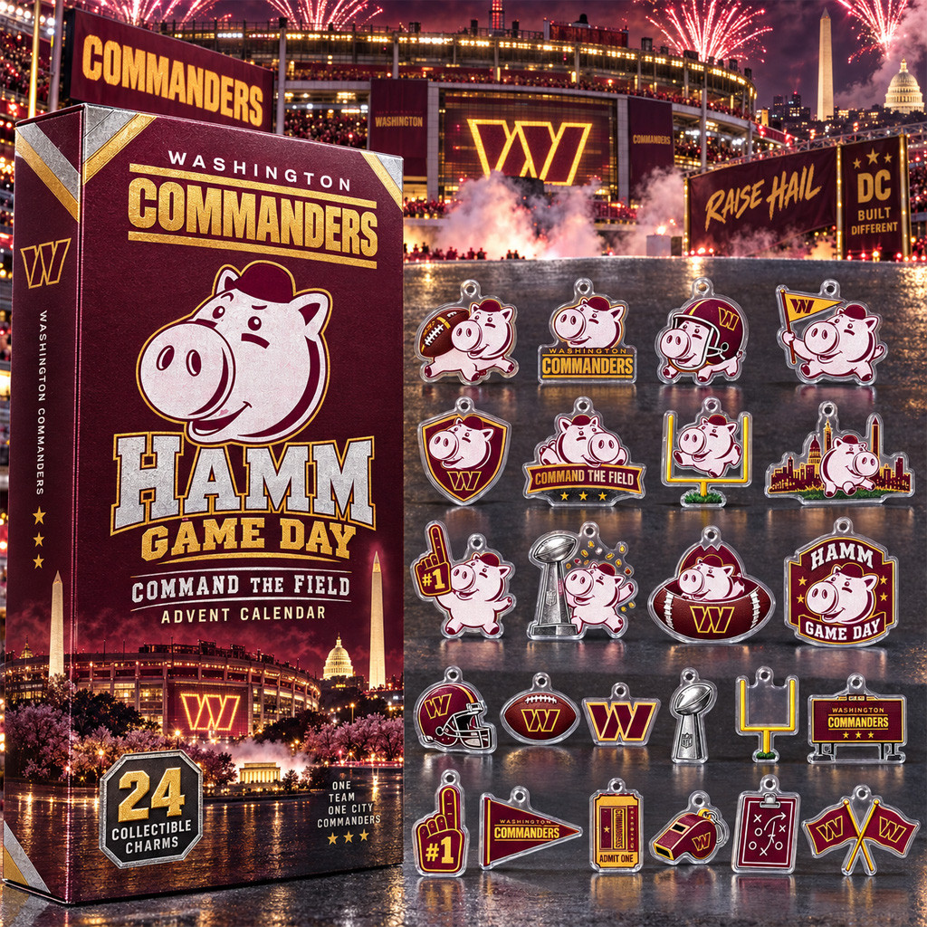 Washington Commanders x Hamm Game Day Advent Calendar 2026 For Football Fans