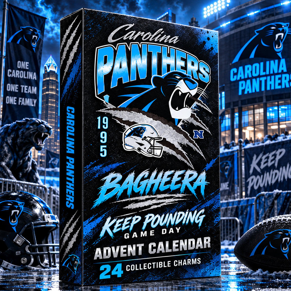 Carolina Panthers x Bagheera Keep Pounding Game Day Advent Calendar 2026 For Football Fans