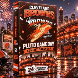 Cleveland Browns x Pluto Game Day Advent Calendar 2026 For Football Fans