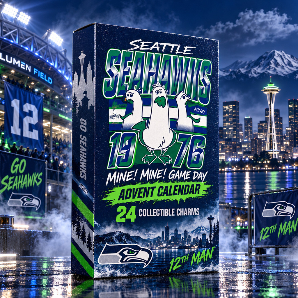 Seattle Seahawks x Finding Nemo Seagulls Game Day Advent Calendar 2026 For Football Fans