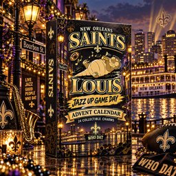 New Orleans Saints x Louis Jazz Up Game Day Advent Calendar 2026 For Football Fans