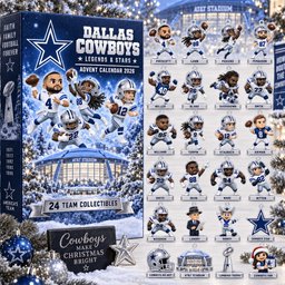Dallas Cowboys Legends And Stars Advent Calendar 2026 For Football Fans