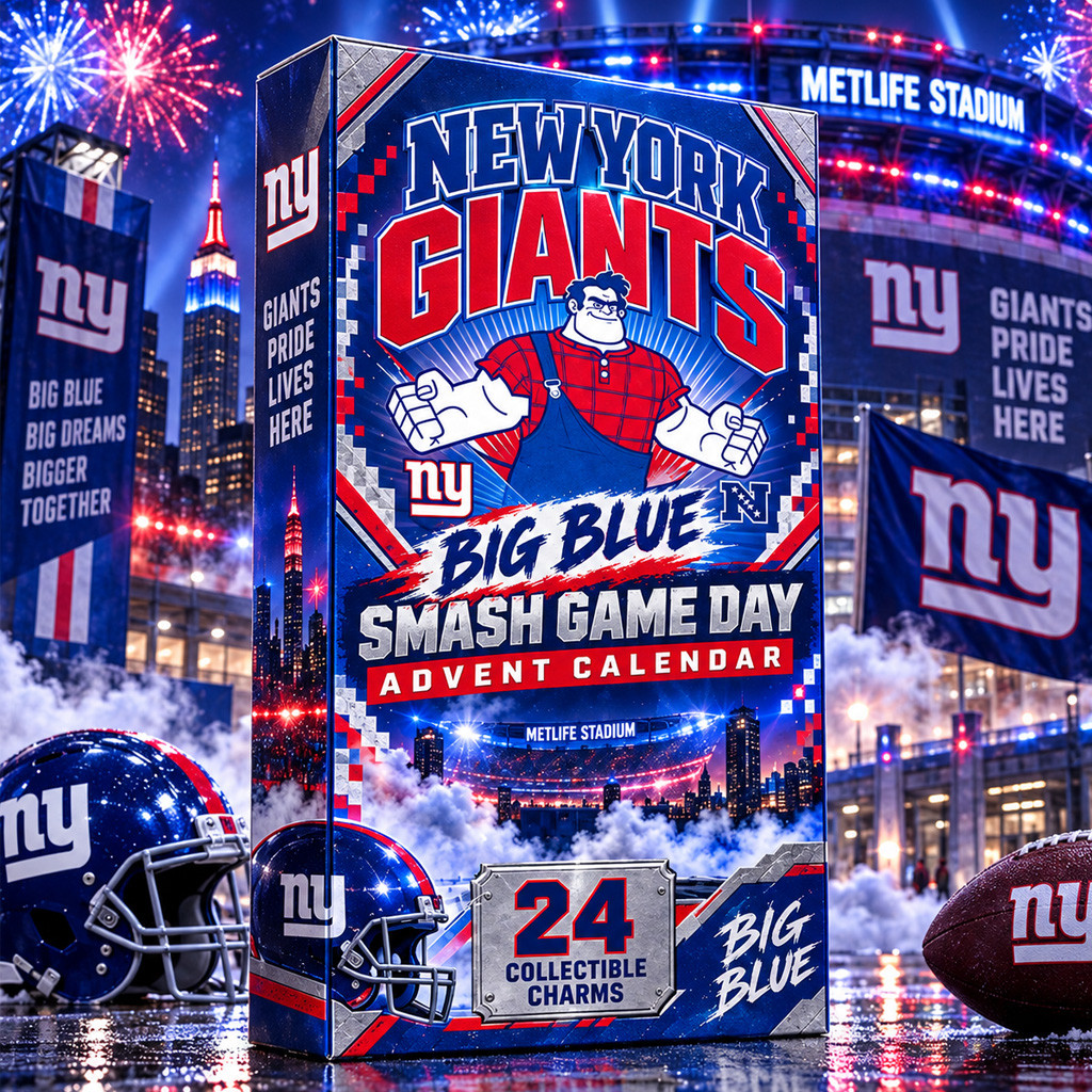 New York Giants x Big Blue Smash Game Day Advent Calendar 2026 For Football Fans
