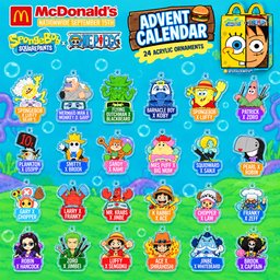 McDonald’s x SpongeBob SquarePants x One Piece Advent Calendar 2026 for Cartoon and Anime Fans