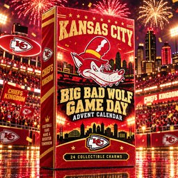 Kansas City Chiefs x Big Bad Wolf Game Day Advent Calendar 2026 For Football Fans