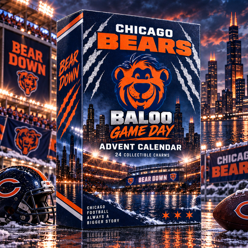 Chicago Bears x Baloo Game Day Advent Calendar 2026 For Football Fans