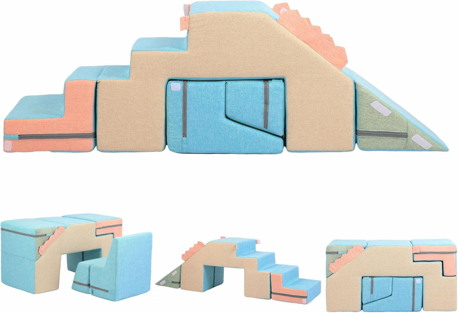 Toddler Soft Foam Climbing Blocks - jigglejolly