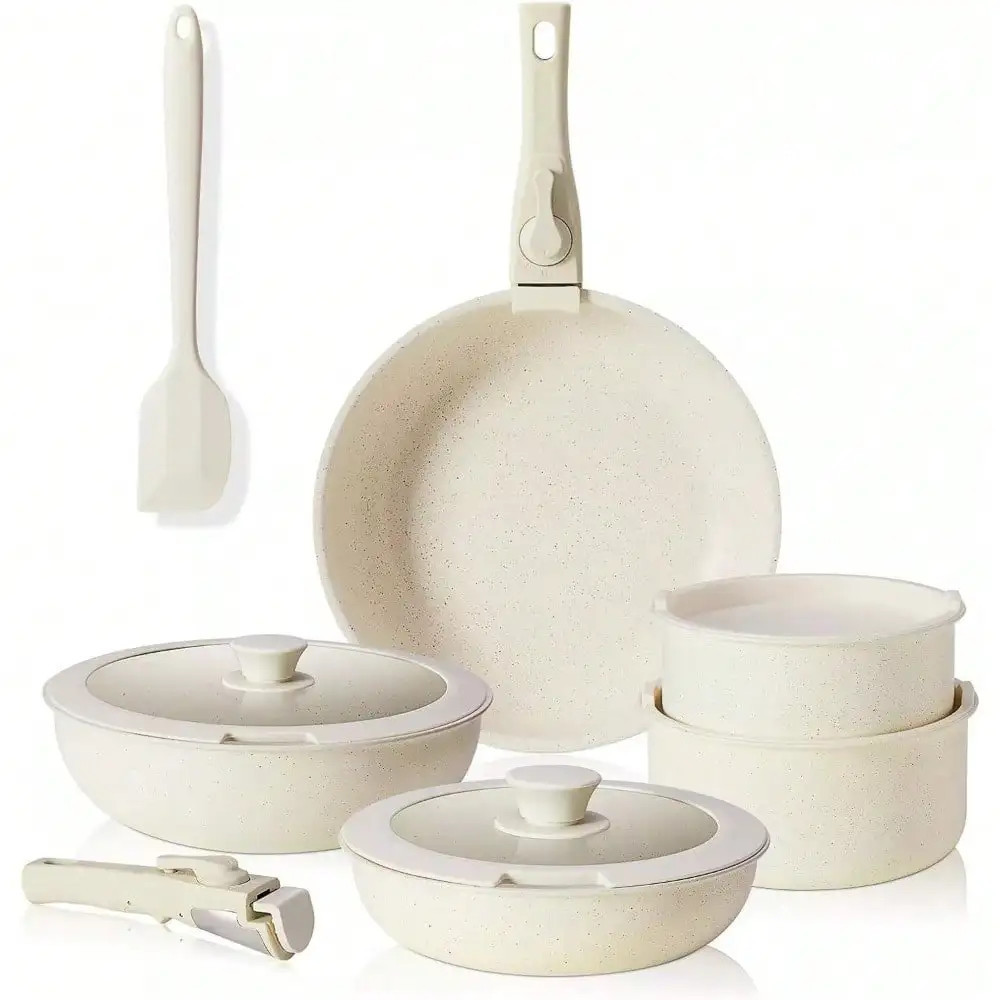 Smart Cookware Set Cookros 12pc Sleek and Smart Cookware Set - Kathic Official