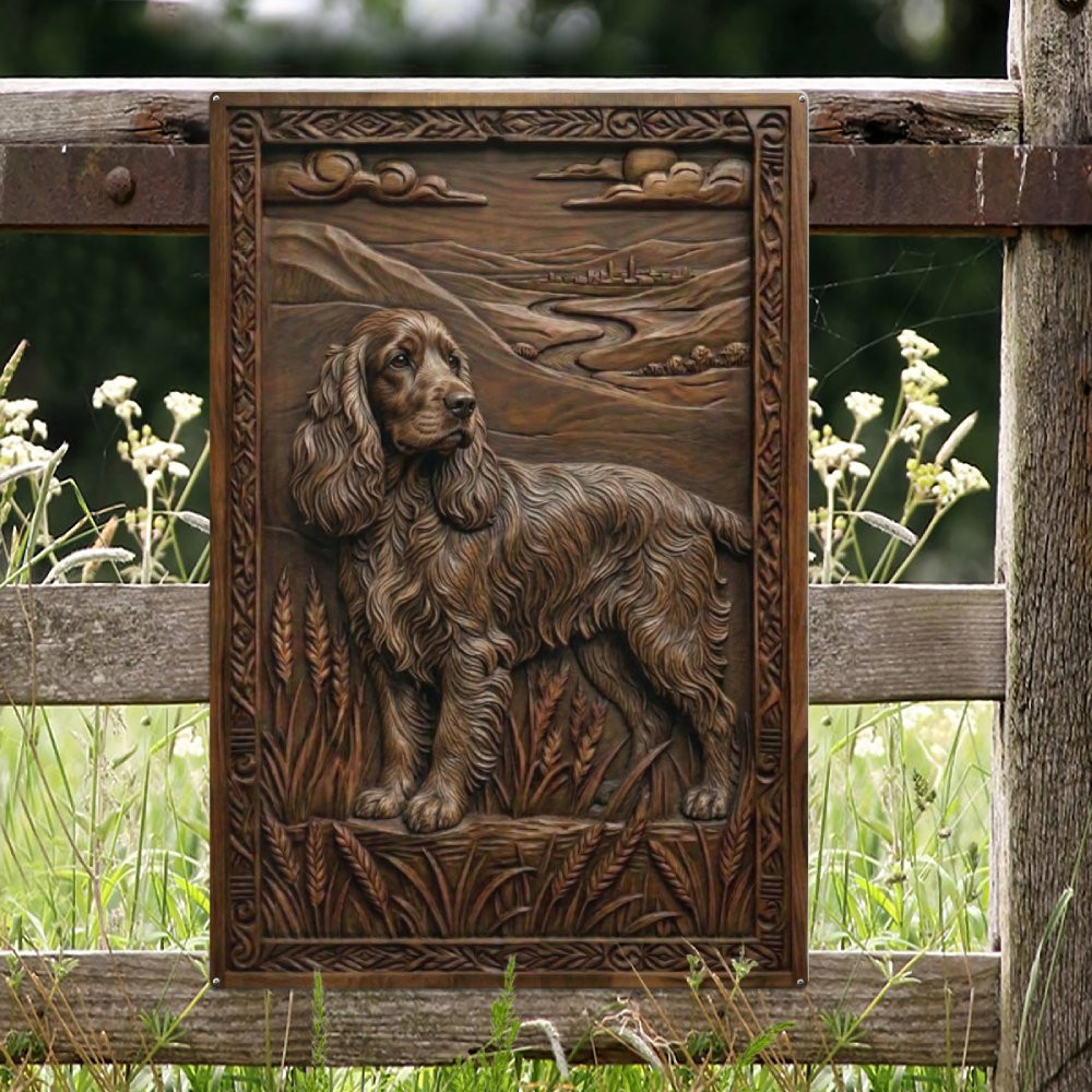 Cocker Spaniel Premium Metal Sign - Paw Gift