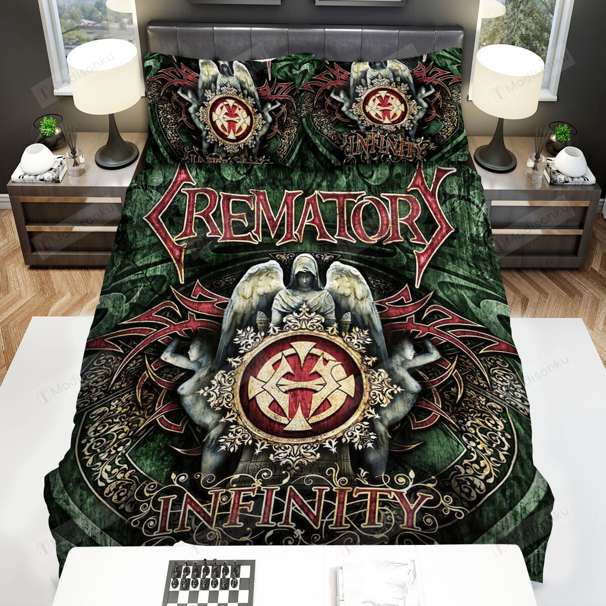 Crematory Album Cover Infinity Bed Sheets Spread Comforter Duvet Cover ...