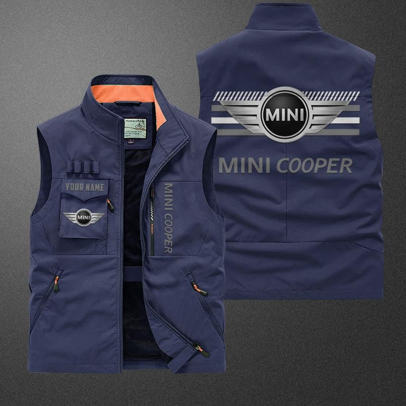 Mini Life Vest Mini cooper Outdoor Sleeveless Vest Outdoor Sleeveless Vest Pocket Vest ...