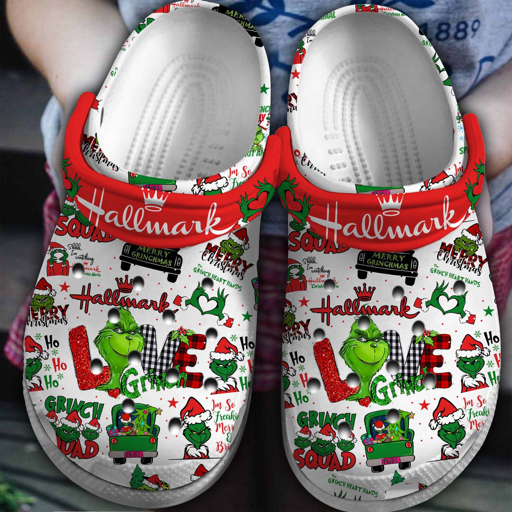 Grinch Clogs The Grinch Movie Fan Gift Clogs Shoes TR12564 - Verrafashion
