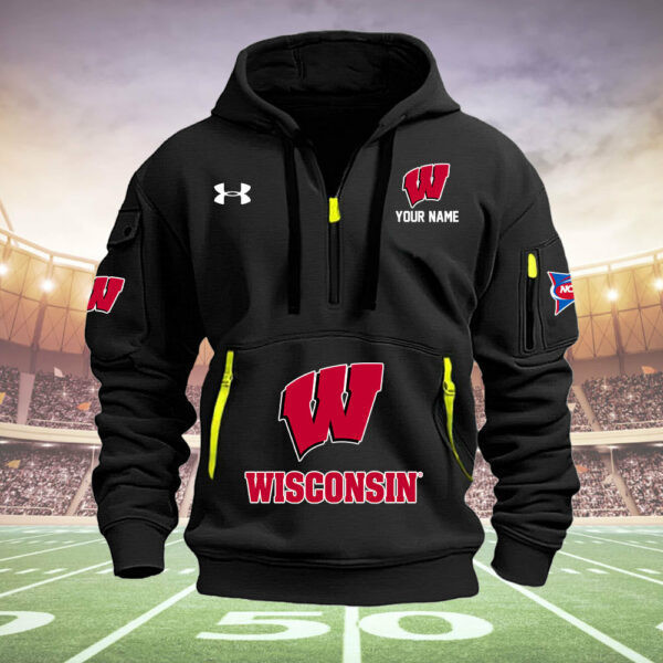 Wisconsin Badgers Heavy Hoodie