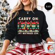Carry On My Wayward Son Supernatural Christmas, Wiinchester Brothers Abbey Road, Saam Dean Castiel Xmas Gift, Tshirt Hoodie Sweatshirt