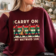 Carry On My Wayward Son Supernatural Christmas, Wiinchester Brothers Abbey Road, Saam Dean Castiel Xmas Gift, Tshirt Hoodie Sweatshirt