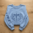 Fourth Wing Embroidered Sweatshirt, Bookish Merch, Violet Sorrengail Dragons Romantasy Gift