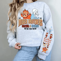 Retro The Year Without Santa Sweatshirt, Mister Brothers Shirt, Cooling Miser Heating Miser Hoodie, Retro Christmas Movie Sweatshirt