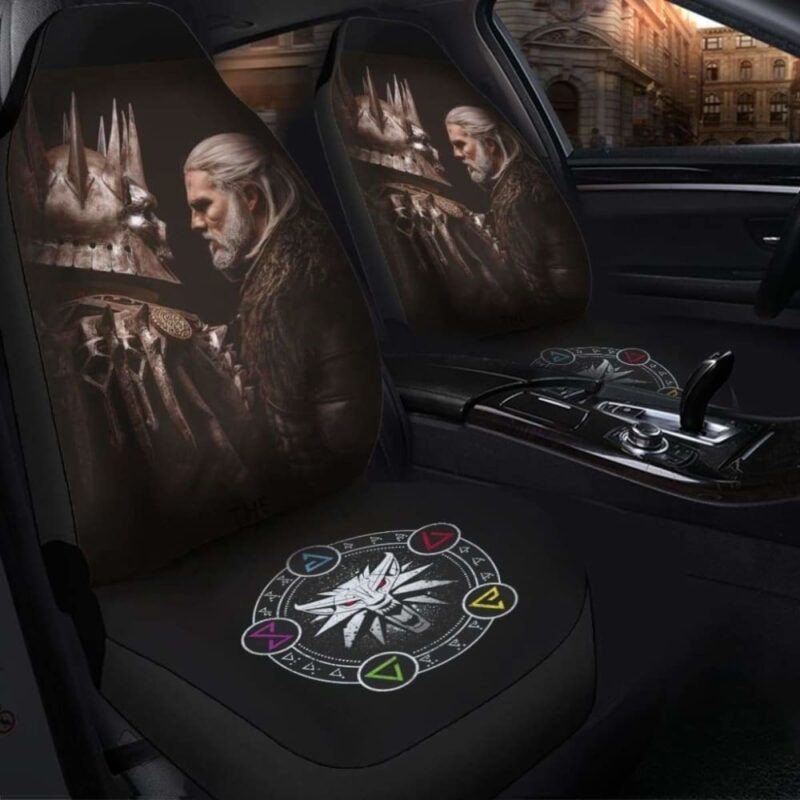 Geralt Vs Eredin The Witcher Car Seat Covers - DESIGN2LUX