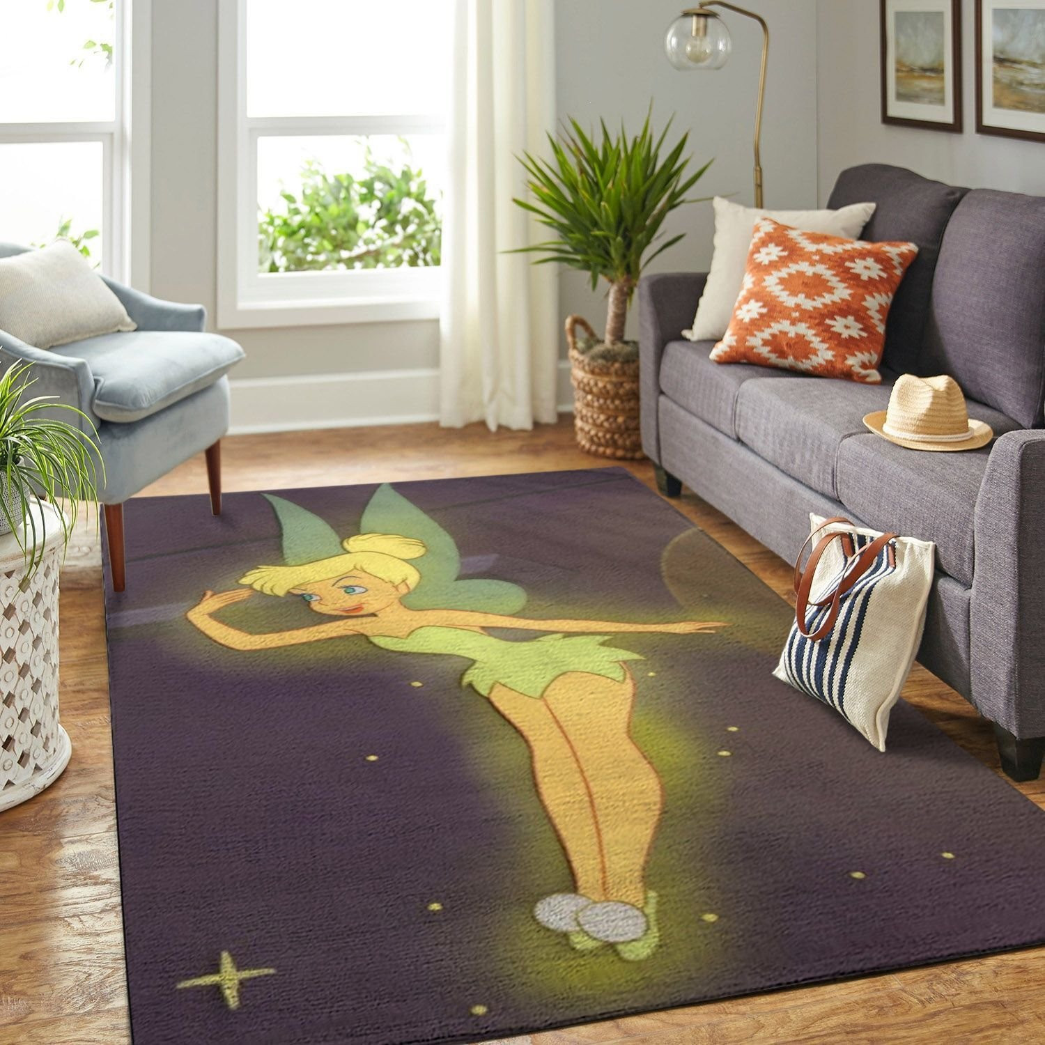 Tinkerbell Great Fairy Living Room Area Rug - DESIGN2LUX